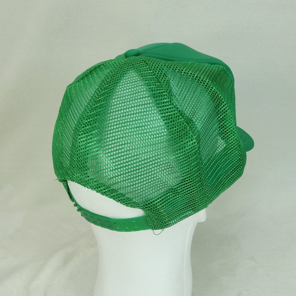 Vintage San Sun Mesh Trucker Hat Green Washington Town Mutual Snapback Mesh Cap - Picture 4 of 10